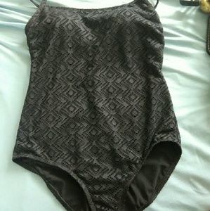 One piece bathing suit